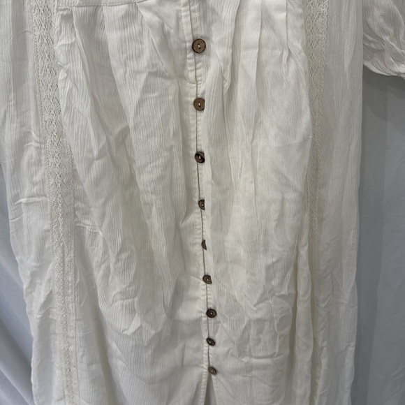 Free people Magdalia white/cream maxi dress size XS - Picture 8 of 11
